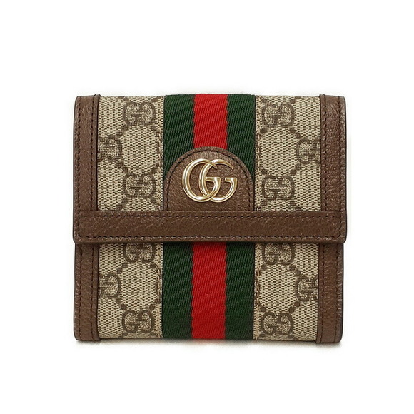 Gucci Wallet Ophidia French Bifold Flap GG - Picture 1 of 5